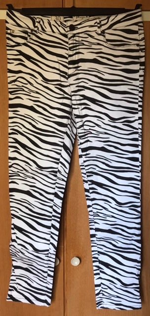 Pieszak zebra jeans