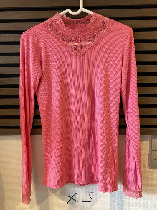 Lyserød bluse xs