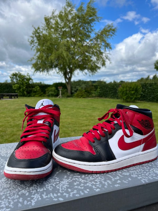 Nike Air Jordan sort/rød/hvid