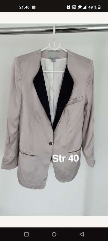 Satin blazer