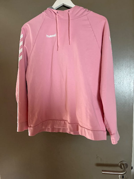 Hummel hættebluse rosa str l