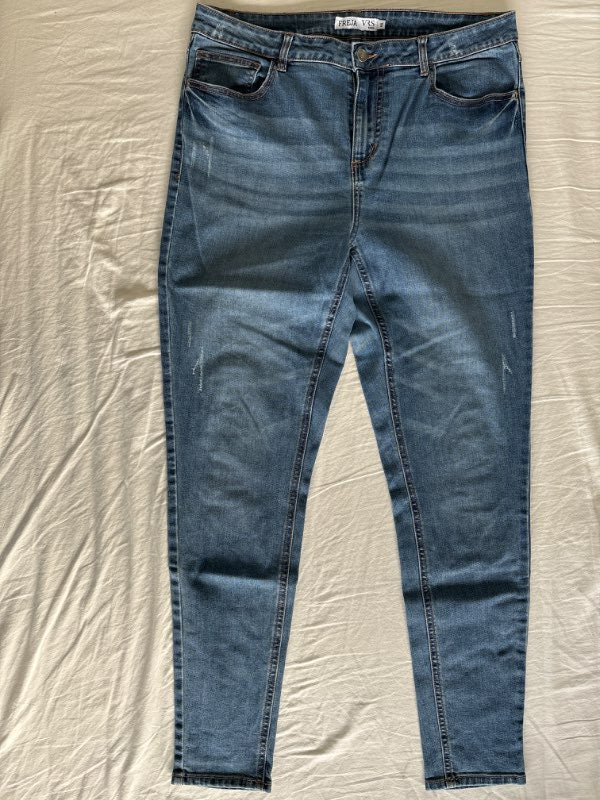 Jeans FREJA blå stonewash