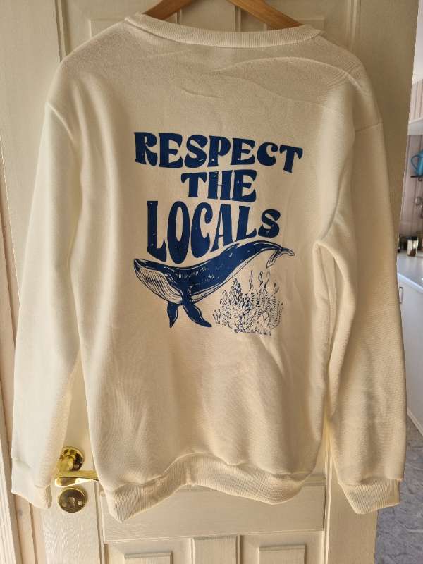 Sweatshirt- Respect..- ny